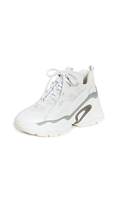 Shop Ash Bang Sneakers In White/meshwhite/dragonwhite