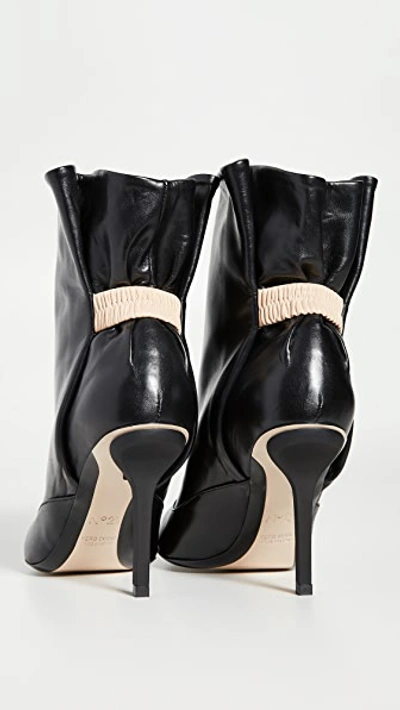 Shop N°21 Pointed Toe Short Boots In Black