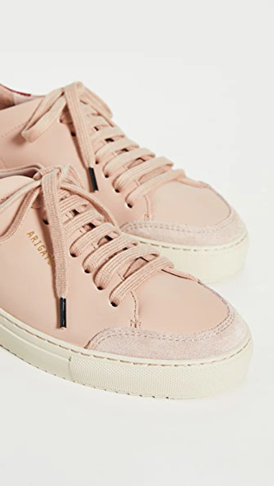 Shop Axel Arigato Clean 90 Sneakers In Burgundy/pink/black