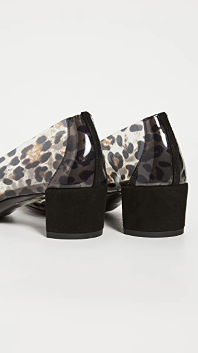 Shop By Far Andrea Pumps In Leopard Print