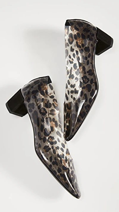 Shop By Far Andrea Pumps In Leopard Print