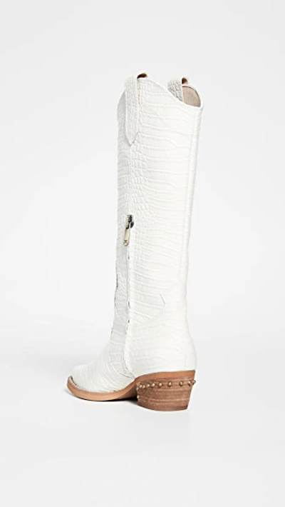 Shop Sam Edelman Oakland Boots In Modern Ivory