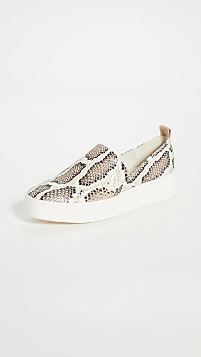 Shop Vince Saxon 2 Slip On Sneakers In Taupe