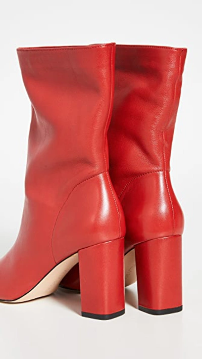Shop Villa Rouge Loden Boots In Lipsy Red
