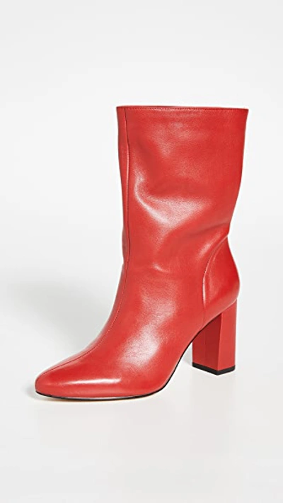 Shop Villa Rouge Loden Boots In Lipsy Red