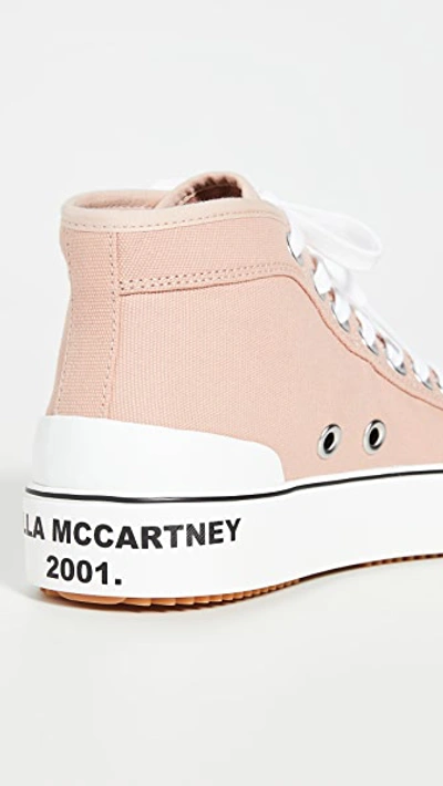 Shop Stella Mccartney Fabric Sneakers Futeni Funchi In Blush