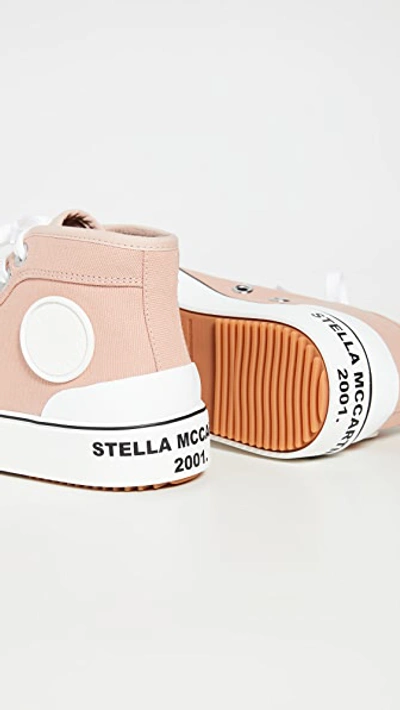 Shop Stella Mccartney Fabric Sneakers Futeni Funchi In Blush