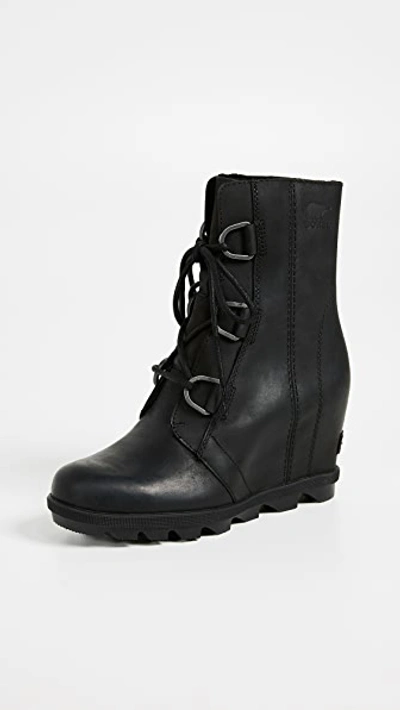 Shop Sorel Joan Of Arctic Wedge Ii Boots In Black