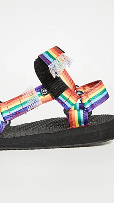 Shop Arizona Love Trekky Fun Sandals In Stripes