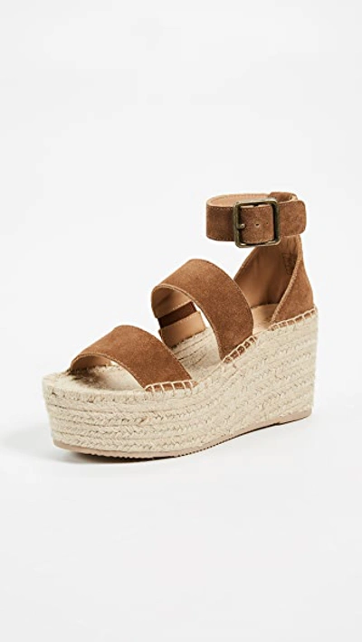Shop Soludos Palma Platform Sandals In Walnut