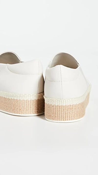 Shop Vince Wilden Slip On Sneakers In Off White