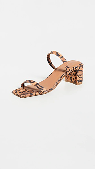Shop By Far Tanya Sandals In Leopard Print
