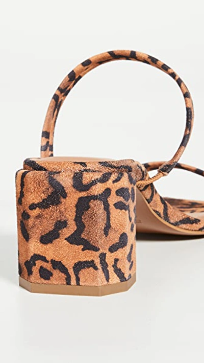 Shop By Far Tanya Sandals In Leopard Print