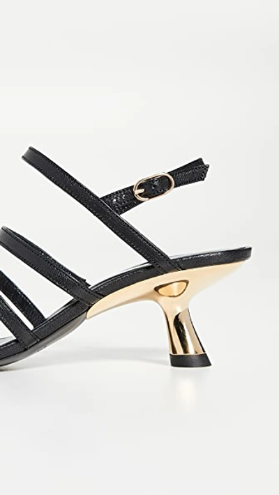 Shop Simon Miller Strappy Low Tee Heel In Black