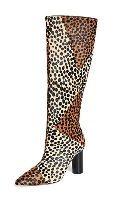 Shop Ulla Johnson Jerri Boots In Leopard
