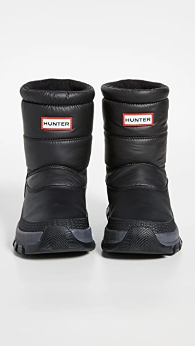 Shop Hunter Original Snow Short Boots In Black