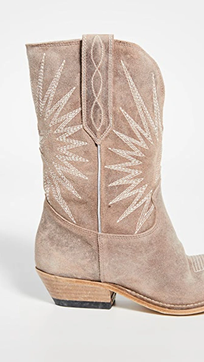 Shop Golden Goose Wish Star Low Boots In Wood