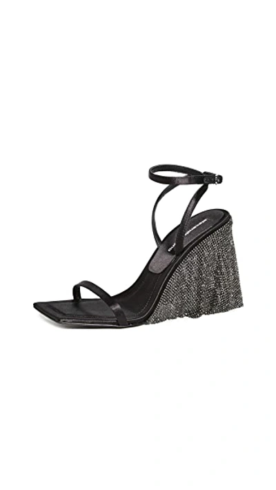 Shop Alexander Wang Blake Sandals In Black