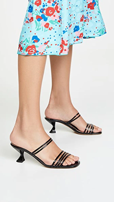 Shop Kalda Simon Mini Slide Sandals In Black