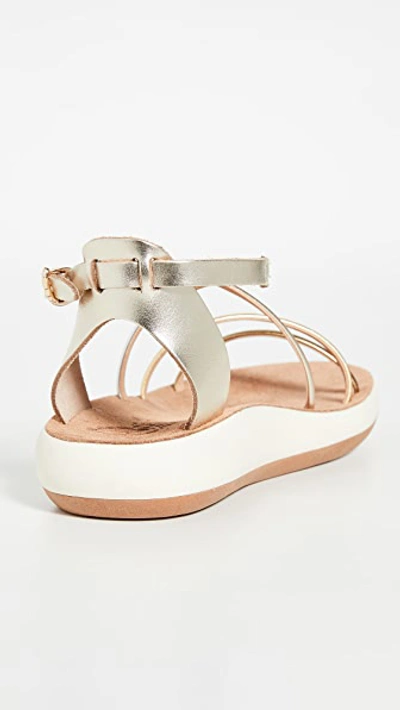 Shop Ancient Greek Sandals Anastasia Comfort Sandals In Metallic Mix