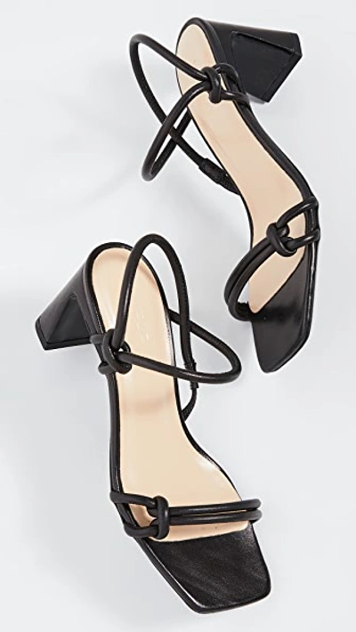Shop By Far Charlie Sandals In Black