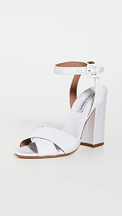 Shop Tabitha Simmons Connie Sandals In White