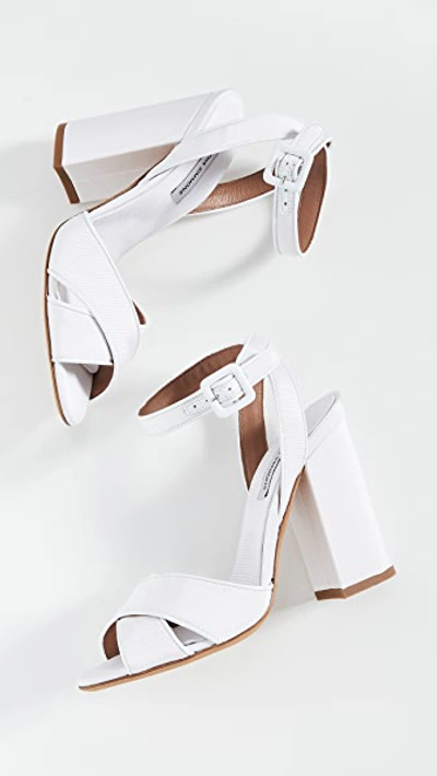 Shop Tabitha Simmons Connie Sandals In White