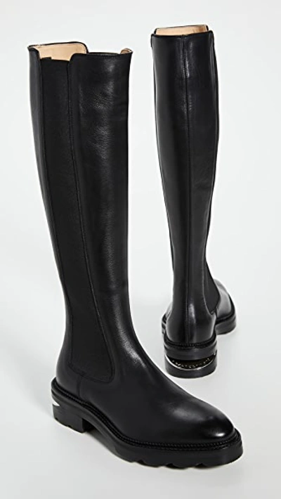 Shop Alexander Wang Andy Riding Boots In Black