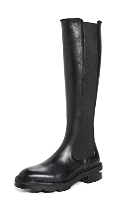 Shop Alexander Wang Andy Riding Boots In Black