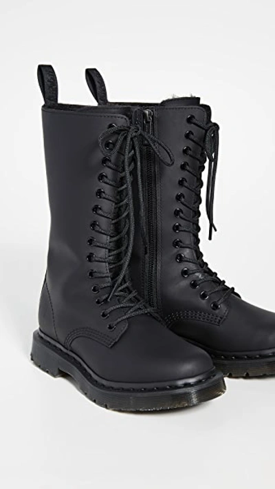 Dr. Martens 1914 Kolbert Tall 14 Eye Boots In Black | ModeSens