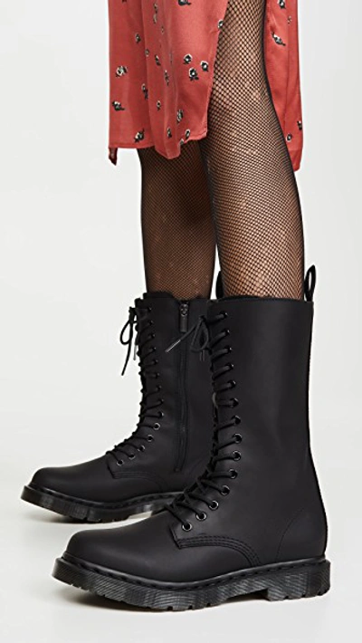 Dr. Martens 1914 Kolbert Tall 14 Eye Boots In Black | ModeSens