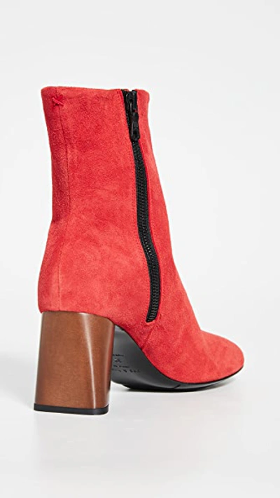 Shop Rag & Bone Fei Booties In Fiery Red