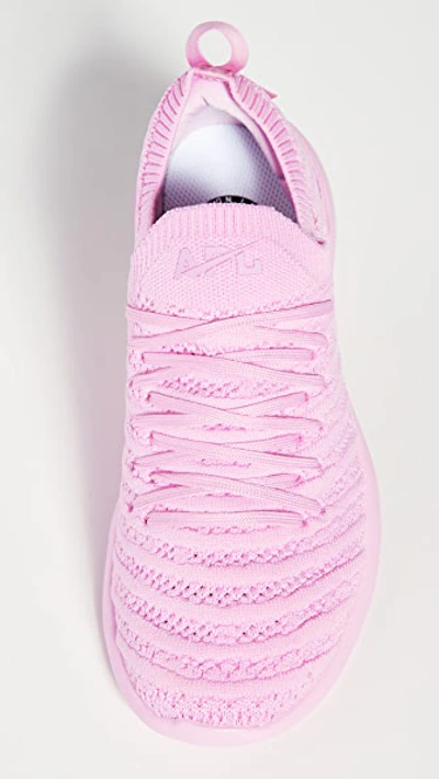 Shop Apl Athletic Propulsion Labs Limited Edition Breast Cancer Awareness Month Techloom Wave Sneakers In Soft Pink