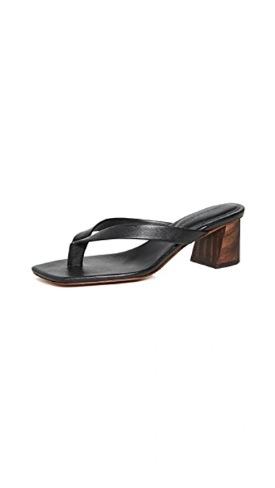 Shop Mari Giudicelli Luiza Sandals In Preto