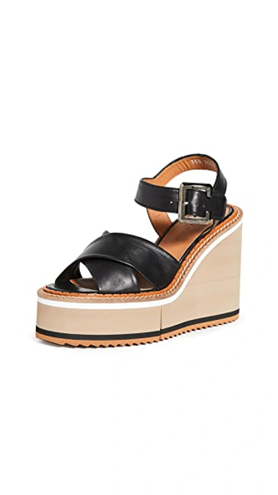 Shop Clergerie Noemie Sandals In Black