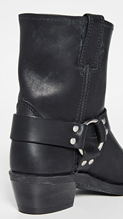 Shop Frye Harness 8r Boots In Black