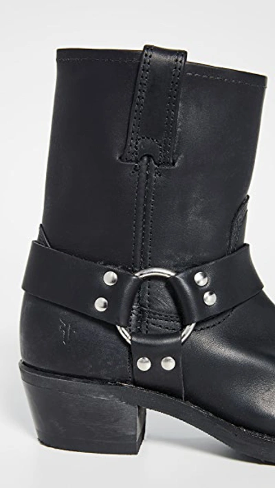 Shop Frye Harness 8r Boots In Black