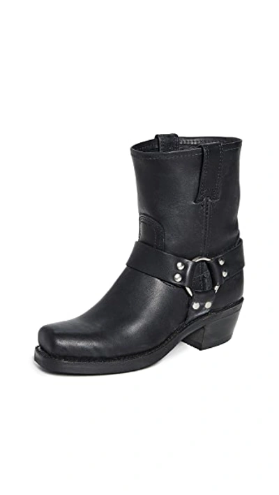 Shop Frye Harness 8r Boots In Black