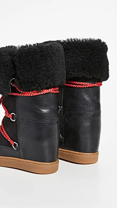 Shop Isabel Marant Nowly Boots In Black