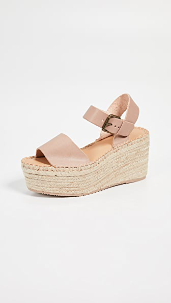 gray espadrille wedges