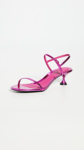 fuchsia pink kitten heels