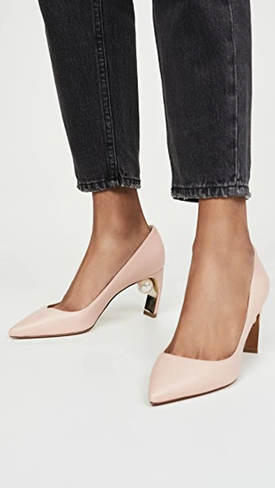 Shop Nicholas Kirkwood Maeva Pumps In Light Pink