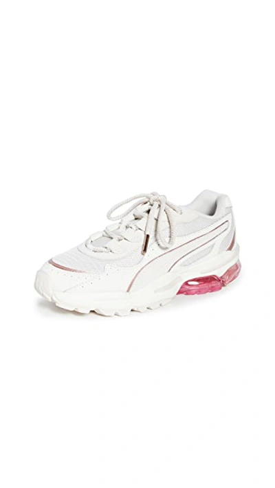 Shop Puma Cell Stellar Soft Sneakers In Pastel Parchment/rose Gold