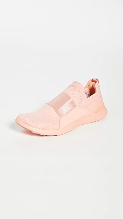 Shop Apl Athletic Propulsion Labs Techloom Bliss Sneakers In Salmon