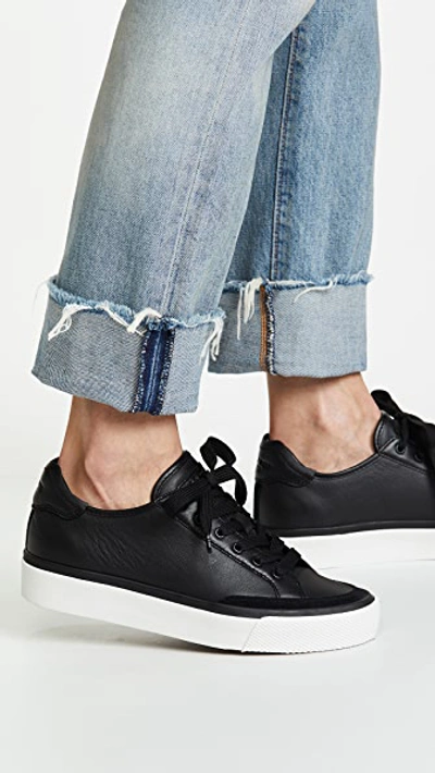 Shop Rag & Bone Rb Army Low Sneakers In Black