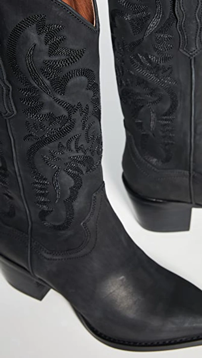 Shop Jeffrey Campbell Dagget Western Boots In Black