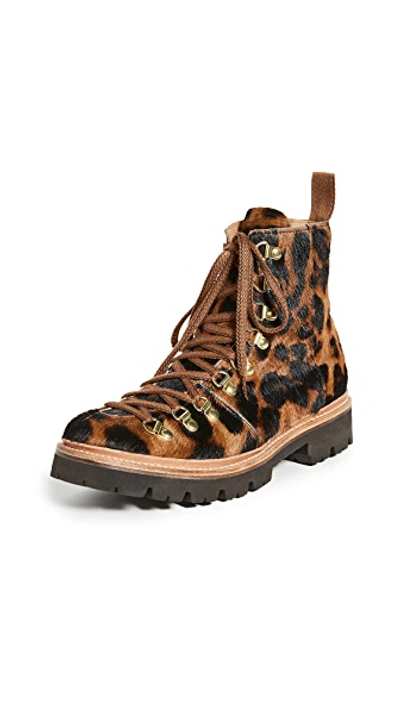 Shop Grenson Nanette Boots In Leopard
