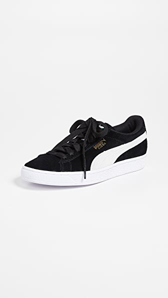 puma suede lace up sneakers vikky classic