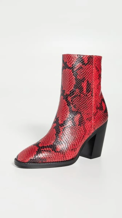 Shop Stuart Weitzman Wynter Boots In Follow Me Red