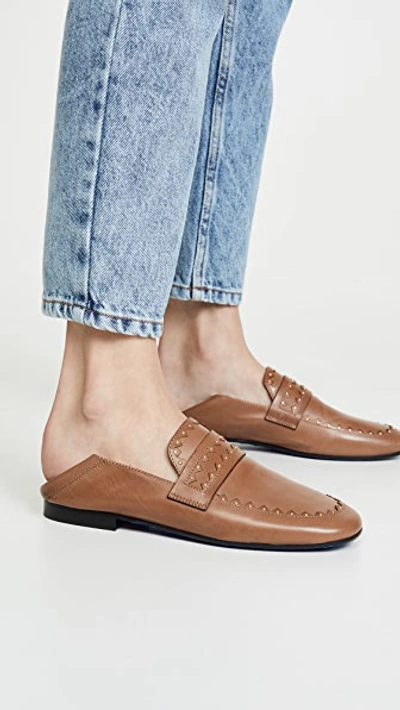 Shop Isabel Marant Feevon Loafers In Natural